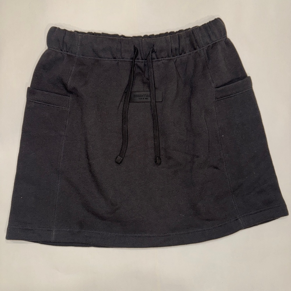 Essentials Black Mini Skirt